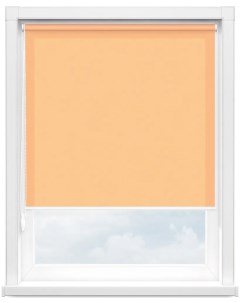 Рулонная штора Плэйн 86 5x160 см абрикосовый PLR 035 Окна стиль