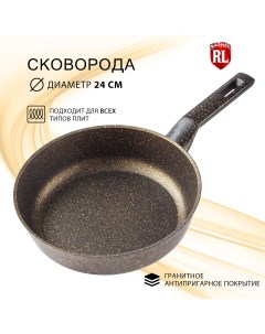 Сковорода глубокая 24 см Titan Granit Rashel