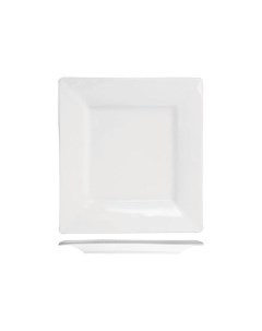 Тарелки квадратные 2шт 18 см белый Kunstwerk
