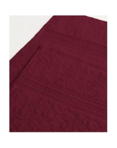 Полотенце махровое размер 70х140 см цвет бордовый Nobrand
