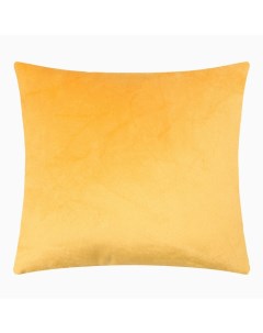 Подушка декоративная цв желтый 30 30см велюр Этель