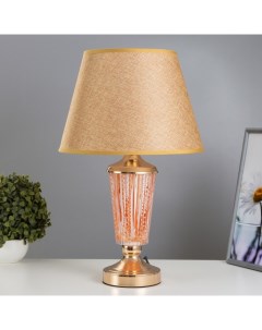 Настольная лампа с подсветкой Эллен Е27 40Вт золото 30х30х50 см Risalux