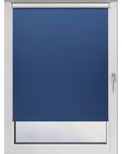Штора рулонная блэкаут Silver 110х160 см на окно синий Franc gardiner