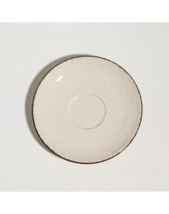 Блюдце Pearl d 14 5 см бежевое фарфор Kutahya porselen