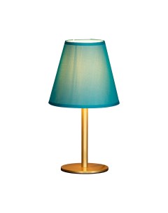 Настольная лампа Золотой абажур бирюзовый MA 40431 G T E14 15 Вт Maesta