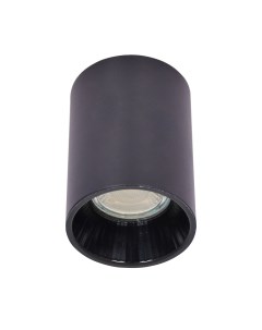 Светильник потолочный накладной черный GU10 Прайм 850010901 De markt