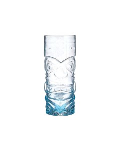 Набор стаканов для коктейлей 6 шт Tiki стеклянные 465 мл голубой Probar