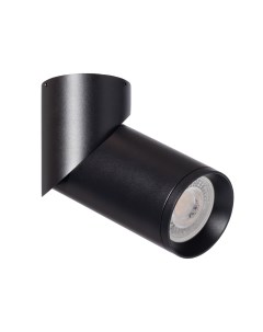 Светильник потолочный накладной черный GU10 Прайм 850011201 De markt