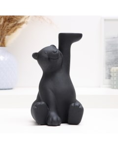 Фигура Мишка черный 17см Хорошие сувениры