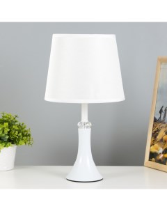 Настольная лампа Падер E27 40Вт белый 21х21х38 см Risalux