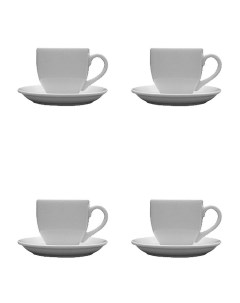 Набор из 4 кофейных чашек 10х6 7х6 см 100 мл 0170_4 Lubiana