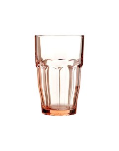 Набор стаканов Хайбол 6 шт Rock Bar Lounge стеклянные 370 мл розовые Bormioli rocco