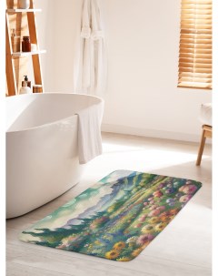 Коврик для ванной туалета Цветочный рай bath_sd1460_60x100 Joyarty