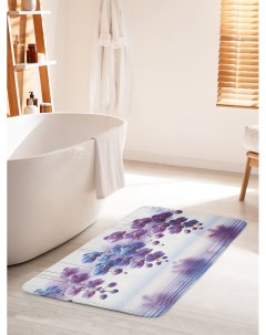 Коврик для ванной туалета Орхидеи в цвету bath_sd1102_60x100 Joyarty