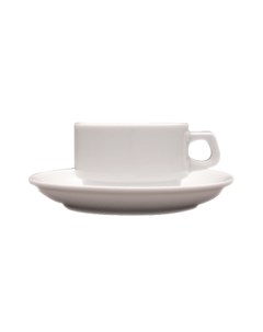 Чашки чайные набор 6 шт Kaszub Hel 250 мл цвет белый Lubiana