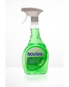 Средство для мытья стекол и зеркал зеленый 500 мл Novitex