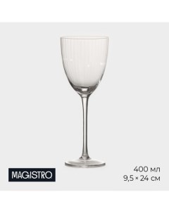 Бокал стеклянный для вина Орион 400 мл 9 5x24 см цвет прозрачный Magistro