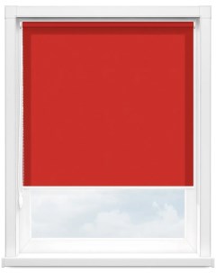 Рулонная штора Плэйн 66x140 см красный PLR 10 Окна стиль