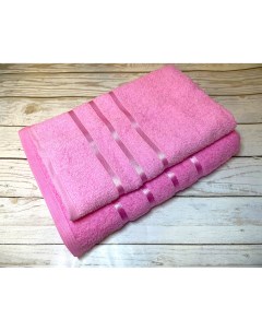 Полотенце махровое ORION комплект 50х70х130 темно розовый Safia home