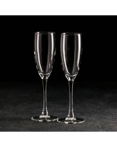 Набор стеклянных бокалов для шампанского Эталон 170 мл 2 шт Luminarc