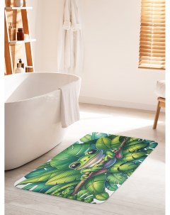 Коврик для ванной туалета Тропический лягушонок bath_sd1095_60x100 Joyarty