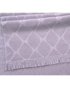 Махровое полотенце для рук Текс Дизайн и лица 50х90 Родос розовый крем Comfort life
