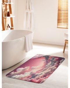 Коврик для ванной туалета Розовые облака bath_sd1520_60x100 Joyarty