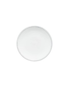 Тарелка Friso 22 см керамическая белая Costa nova
