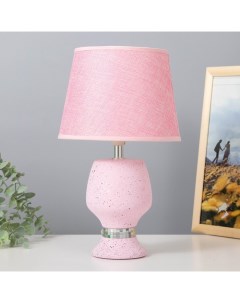 Настольная лампа Дива E14 40Вт розовый 22х22х34 см Risalux