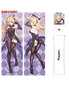 Наволочка подушка Дакимакура Фишль 0803 180x60 Dakimaki