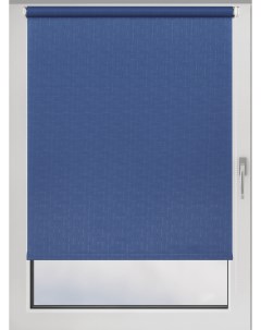 Рулонные шторы Shantung 90х160 см на окно синий Franc gardiner