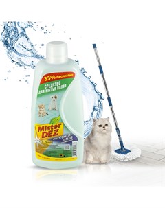 Средство для мытья полов Eco Cleaning уничтожитель запахов животных 750 мл Mister dez
