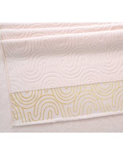 Махровое полотенце для рук и лица 50х90 Крит белый песок Comfort life