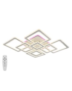 Люстра потолочная светодиодная SL9838K RGB White Chrome Studio led