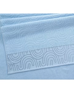 Махровое полотенце для рук и лица 50х90 Крит нежный голубой Comfort life