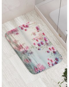 Коврик для ванной и туалета мягкий Отблеск орхидей bath_sd1100 Joyarty
