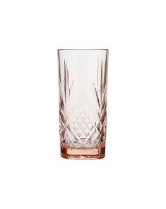 Набор стаканов Хайбол 6 шт Salzburg стеклянные 380 мл розовый Luminarc