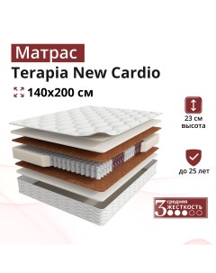 Матрас Terapia New Cardio анатомический независимые пружины 140х200 см Мир матрасов