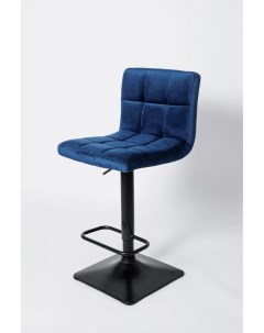 Барный стул ЦМ BN 1012 RQ синий велюр Ооо цм