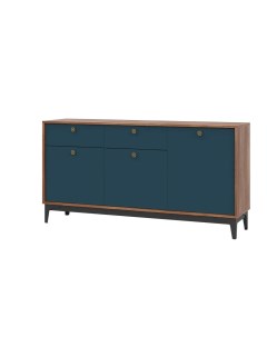 Комод BRASS KM 1 Синий 153 8х39x80 см Нк-мебель