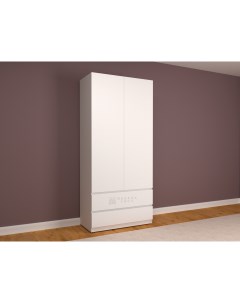 Шкаф для одежды 100x50x220 белый Мебель гост