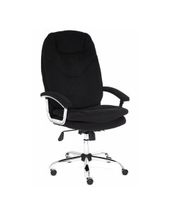 Кресло офисное TC Softy Lux флок черное Tetchair