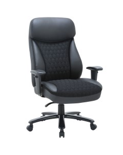 Офисное кресло CH414 экокожа ткань черный Chairman