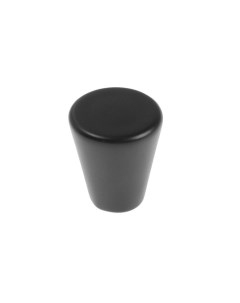 Ручка кнопка РК019 d 20 мм пластик цвет черный Cappio