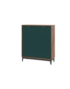 Комод BRASS KM 2 Изумруд Каштан 103 8х39x121 5 см Нк-мебель