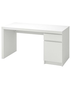 Письменный стол из массива сосны Модерн 120х75х60 см эмаль белая Qualismebel