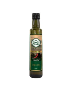 Оливковое масло Extra Virgin нерафинированное с перцем 250 мл Feudo verde