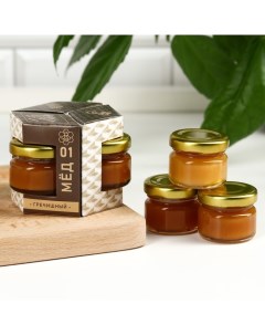 Набор Тому кто ценит вкус жизни мед гречишный мед разнотравье мед таежный 3 шт х 3 Доброе здоровье