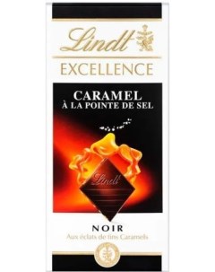 Шоколад темный соленая карамель 100 г Lindt excellence