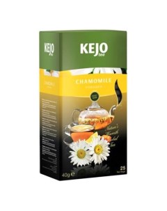 Чай травяной Chamomile ромашка в пакетиках 1 6 г х 25 шт Kejo foods
